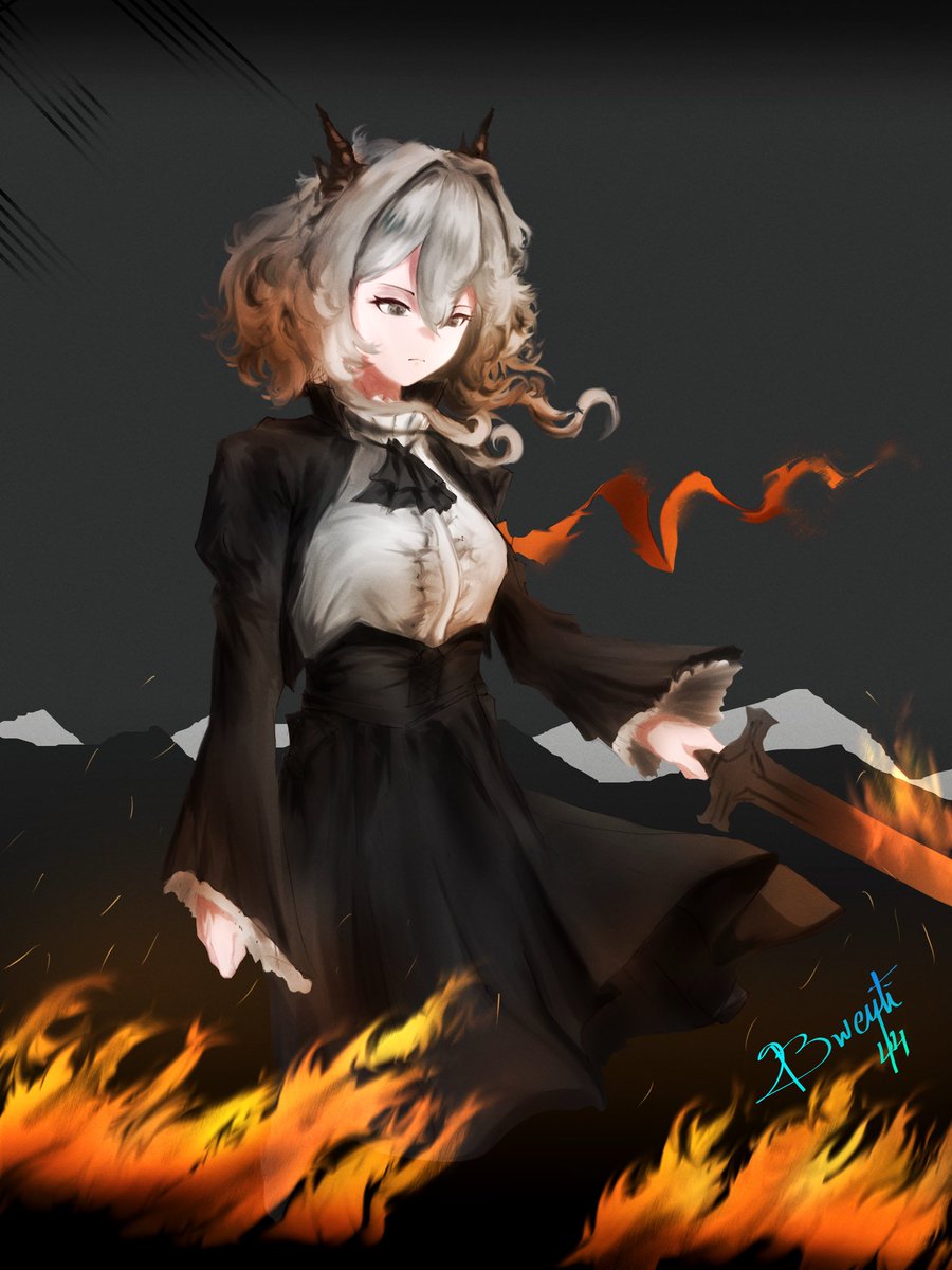 bweyti_44's tweet photo. Happy 7th Anniversary Arknights!🥳

Funny how the day I finish this piece I learn Talulah got a new look too lol.

#アークナイツ #명일방주 #Arknights #Talulah https://t.co/CfDQkOXROh