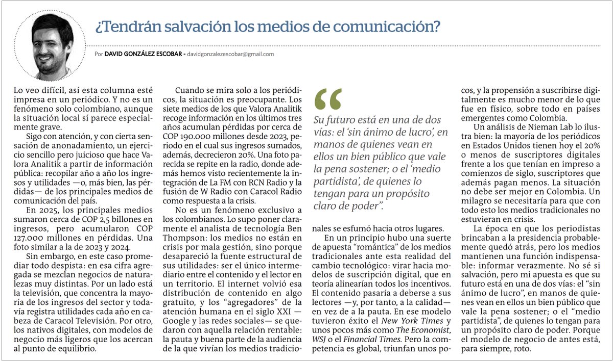 David González Escobar tweet media