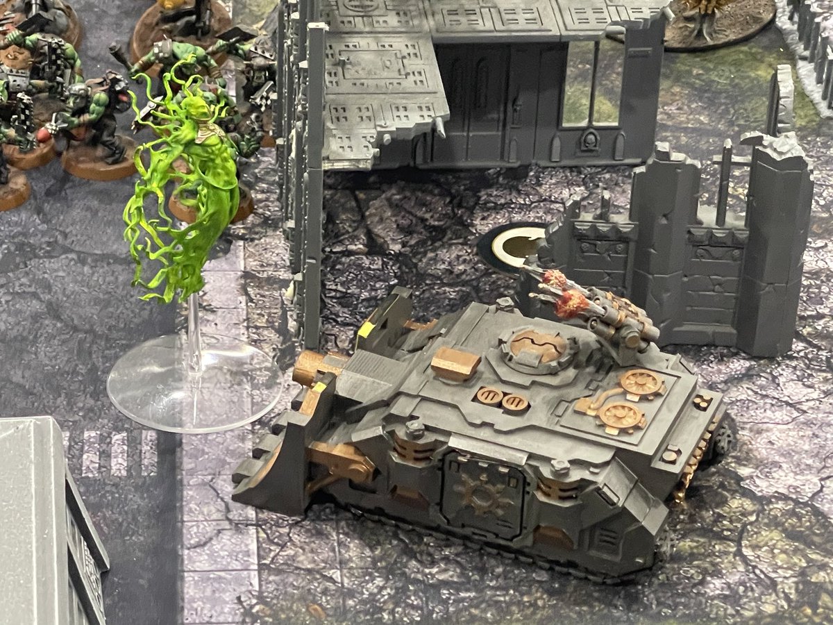 タスカン　ハロッズ　トリオ The game ended with an Ork (and Iron Warrior) victory over the