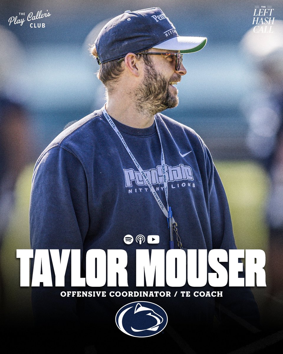 thelefthashcall's tweet photo. LHC 55 with @PennStateFball Offensive Coordinator Taylor Mouser is LIVE!!

- From Little Caesars to Penn State
- Embracing the Tradition of Penn State Football
- Winning Ugly in the @bigten 

Watch NOW: https://t.co/cVnFsUdQ8X

@CoachDanCasey | @T_Mouser | @PlayCallersClub https://t.co/kthnDbICV7
