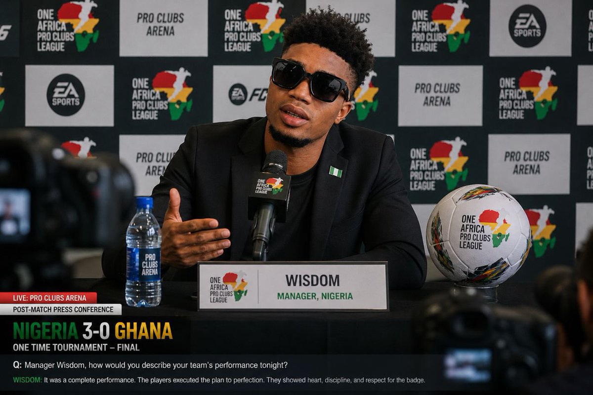 OneAfrica77x's tweet image. GGs he said. #EAFC26 #proclubs #GameOn