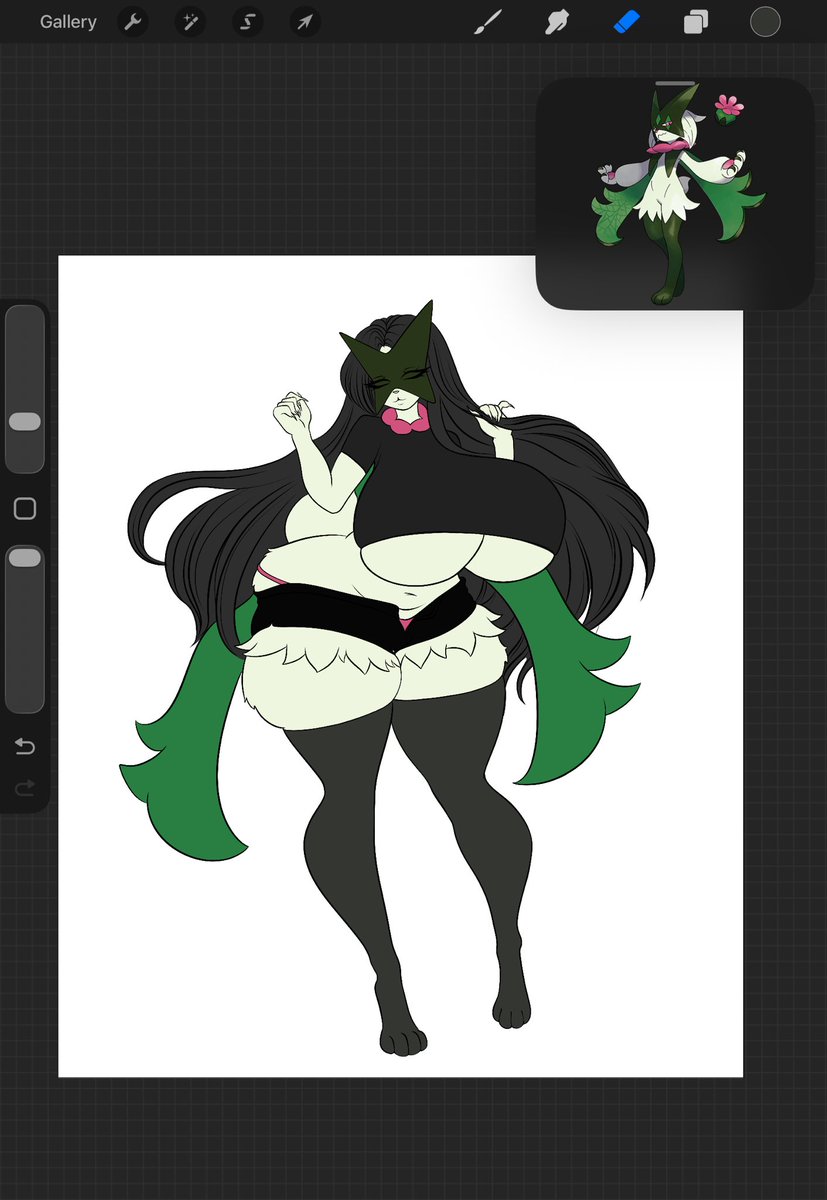 kvtssn's tweet photo. WIP new Lady #Meowscarada https://t.co/hlSbpWSERI