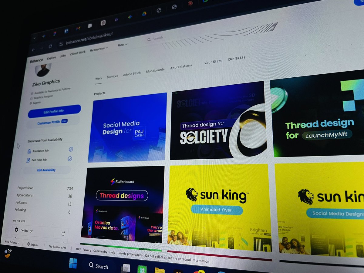 Ziko_olatunji's tweet photo. It’s Sunday but I took my time to work on my portfolio.

If you’ve ever wondered why you should hire me for your visuals. 

Here you go: https://t.co/1xuTxdq6YI https://t.co/hYmowKW24N