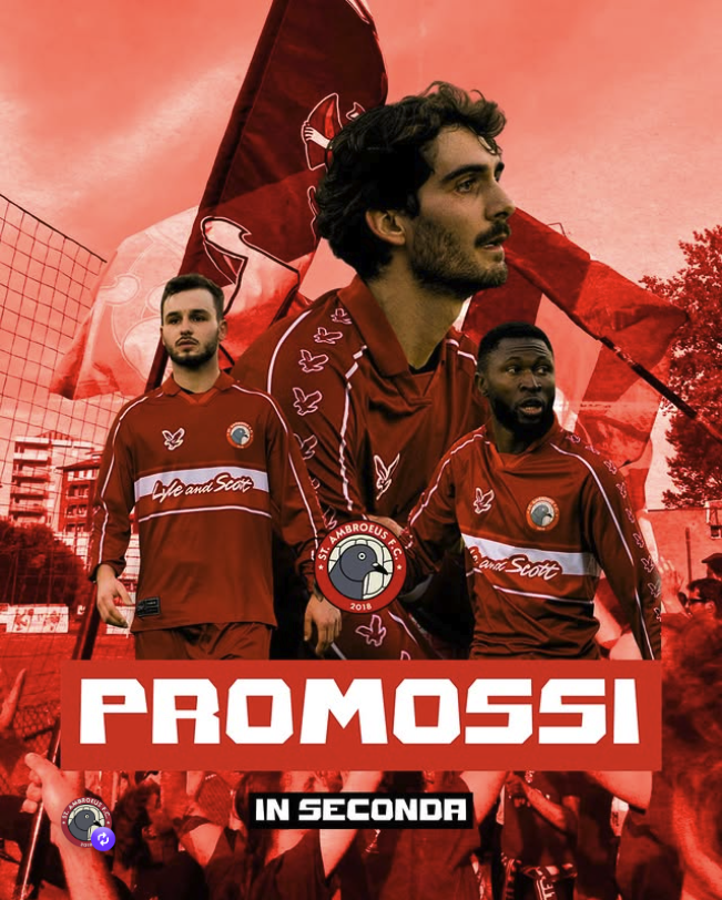 LieveKuka's tweet image. SIAMO IN SECONDA! 🤍❤️🤍❤️
#stambroeusfc #calcio #milano