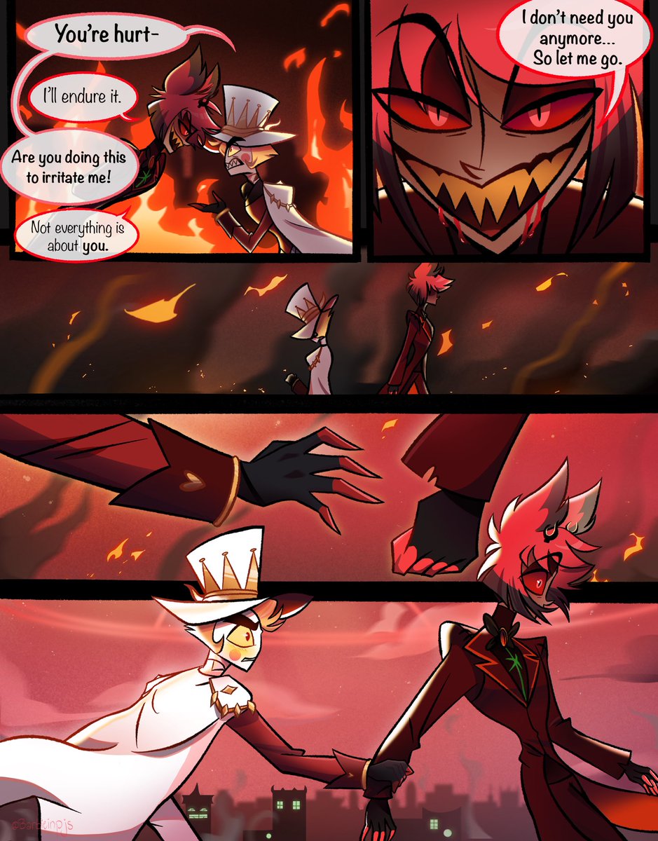 Barbieinpjs's tweet image. Secret Keepers part 32
Reunion 🦌🍎
Let’s see if they can reignite the passion…
#radioapple #appleradio #hazbinhotel #alastor