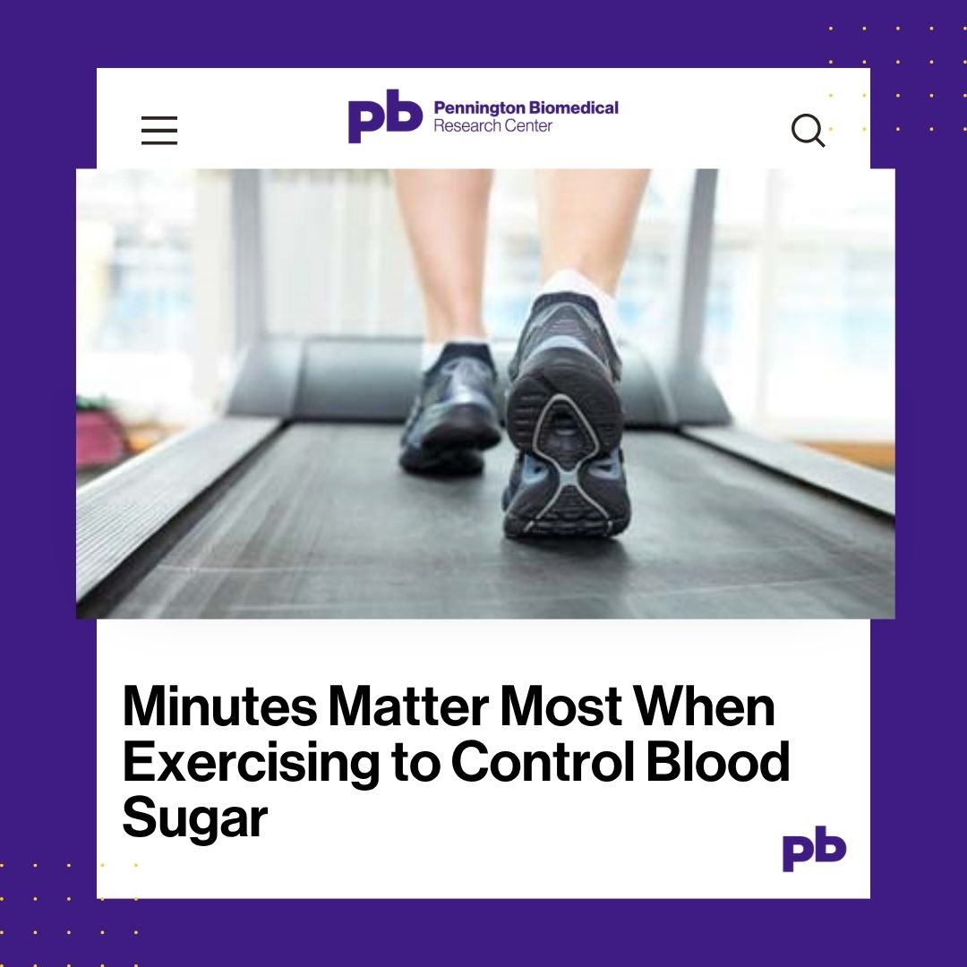 PBRCNews's tweet image. A recent study from UBC Okanagan suggests that results depend less on how you #exercise and more on how long you keep moving – especially for people newly diagnosed with Type 2 #diabetes (T2D). Researchers, including current Pennington Biomedical postdoctoral researcher Dr. Kaja