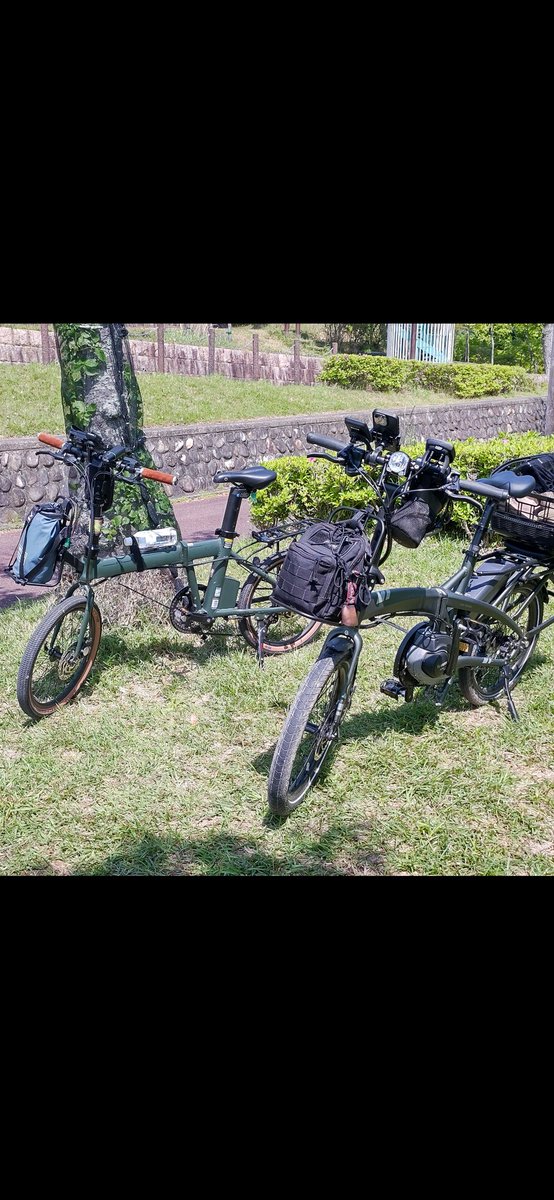 higekuma52's tweet photo. 久しぶりに友人とサイクリング。
山に行ったけどお互いebikeなので余裕😁 https://t.co/2HnB1DLrVn