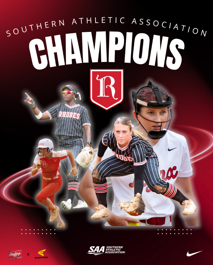 RhodesSoftball's tweet photo. 2026 SAA Regular season Co-Champs! On to the tournament ladies! 
#rhodessoftball #burntheships #rolllynx https://t.co/BHINY5TVdm