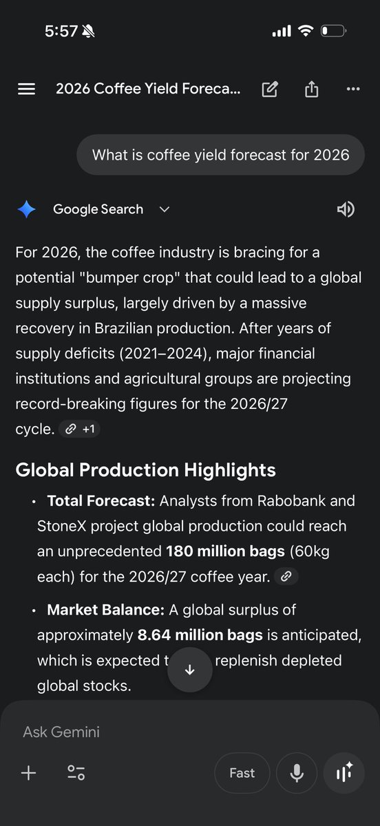 MannyPlanchart's tweet image. C/J @delcyrodriguezv (source: google gemini) this report is iffy considering it does not mention El Niño weather pattern. #venezuela #coffee is niche quality and better quality than Brazilian and Vietnam. Don’t give up on the sector, not now. It is honest work