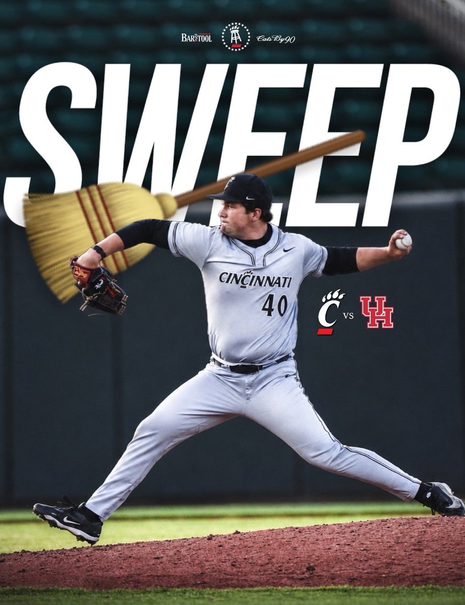 Bearcats bust out the brooms 🧹🧹