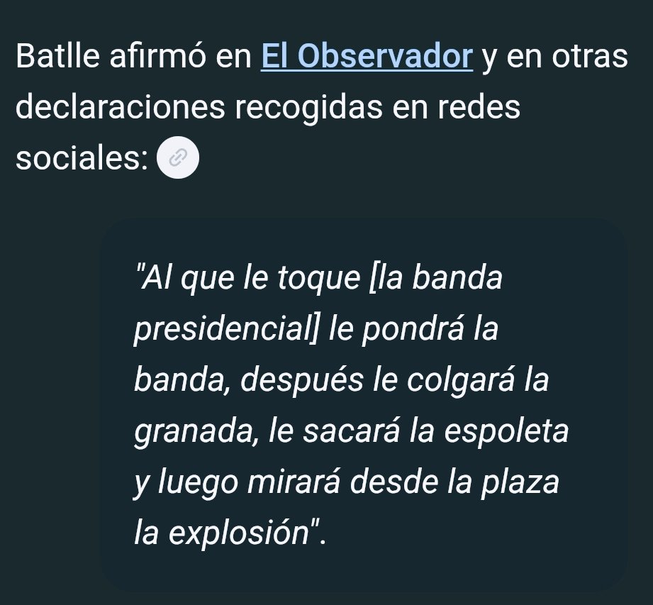 Gmeznan's tweet image. GRANADAS DE PEPE  Cuenta en honor a la predicción del último gran Político que tuvo #Uruguay. Y las granadas siguen explotando.  Julio de 2013 - Jorge Batlle sobre Mujica: