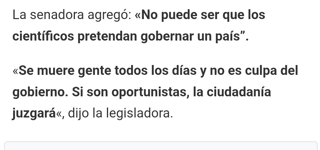 Es un lindo domingo para recordar que Graciela Bianchi criticaba a Gonzalo Moratorio y lo acusaba de hacer política partidaria.

Atacó a otros científicos adjudicando teorías conspirativas inexistentes.

Ustedes decidan si el apoyo de Bianchi a Moratorio es genuino o es política.