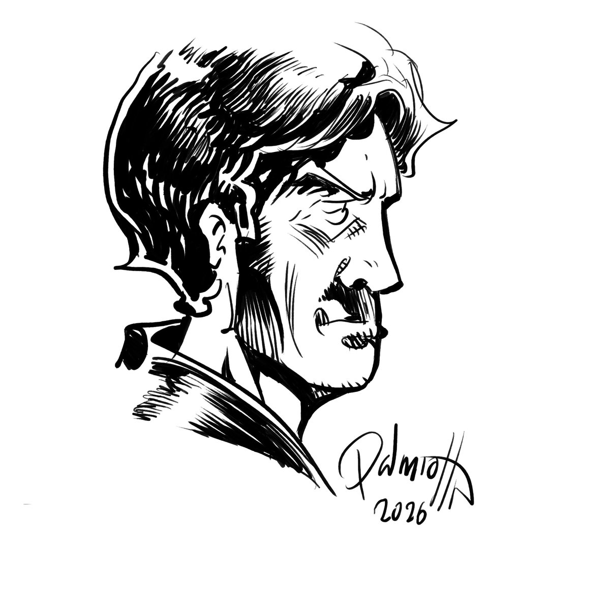 PeterPalmiotti's tweet image. Draw this on my last live stream, yes, on my iPad! Are you subscribed?? LINK in the comments. 

youtube.com/@PeterPalmiotti

#ipad #art #practice #dailydrawing #digitalart