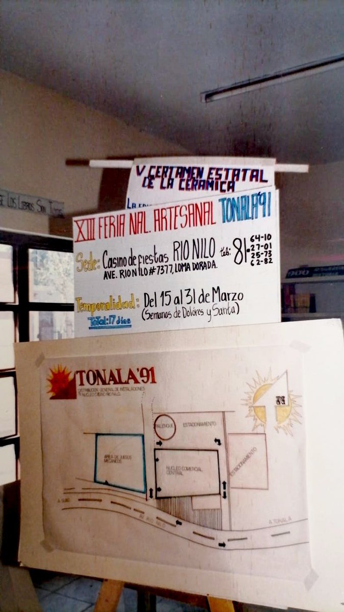El proyecto de la XIII Feria Nacional Artesanal en 1991, en el Casino Río Nilo, prometía un gran espacio para Tonalá… pero nunca se concretó. Hoy, esa deuda sigue vigente. ¿Tú lo recuerdas? 🤔📸

#TonaláDeAyer #Tonalá #Historia #MemoriaColectiva #FeriaArtesanal 🏺