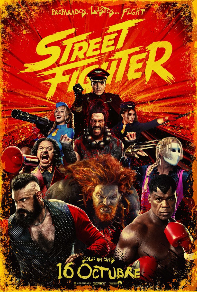 light47's tweet image. If you wanted a closer look at some of the cast, I really like these character posters 🔥 

I’m low-key excited for this movie! Jason Momoa as Blanka is somehow fitting better than I thought.

Who’s your favorite fighter? 👊

#StreetFighter #StreetFighterMovie