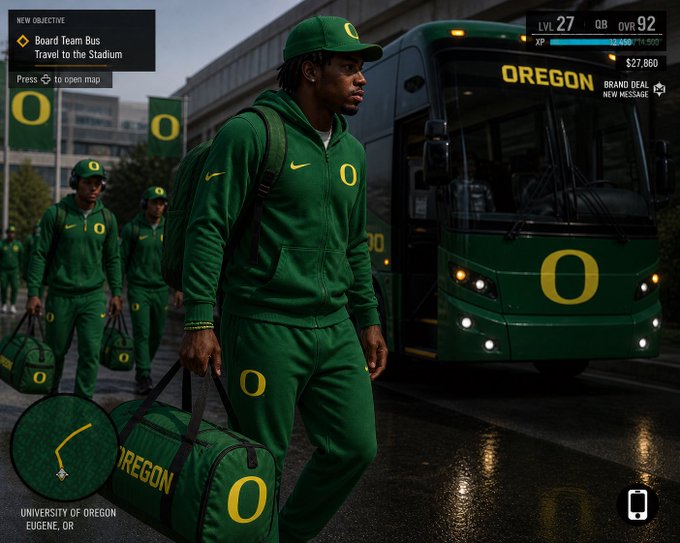 YGEYoung Flip - 3 pic. College Football 27 open world concept 🔥 @EASPORTSCollege NEW “COACH VIEW” @oregonfootball https://t.co/WybEa7lVZH