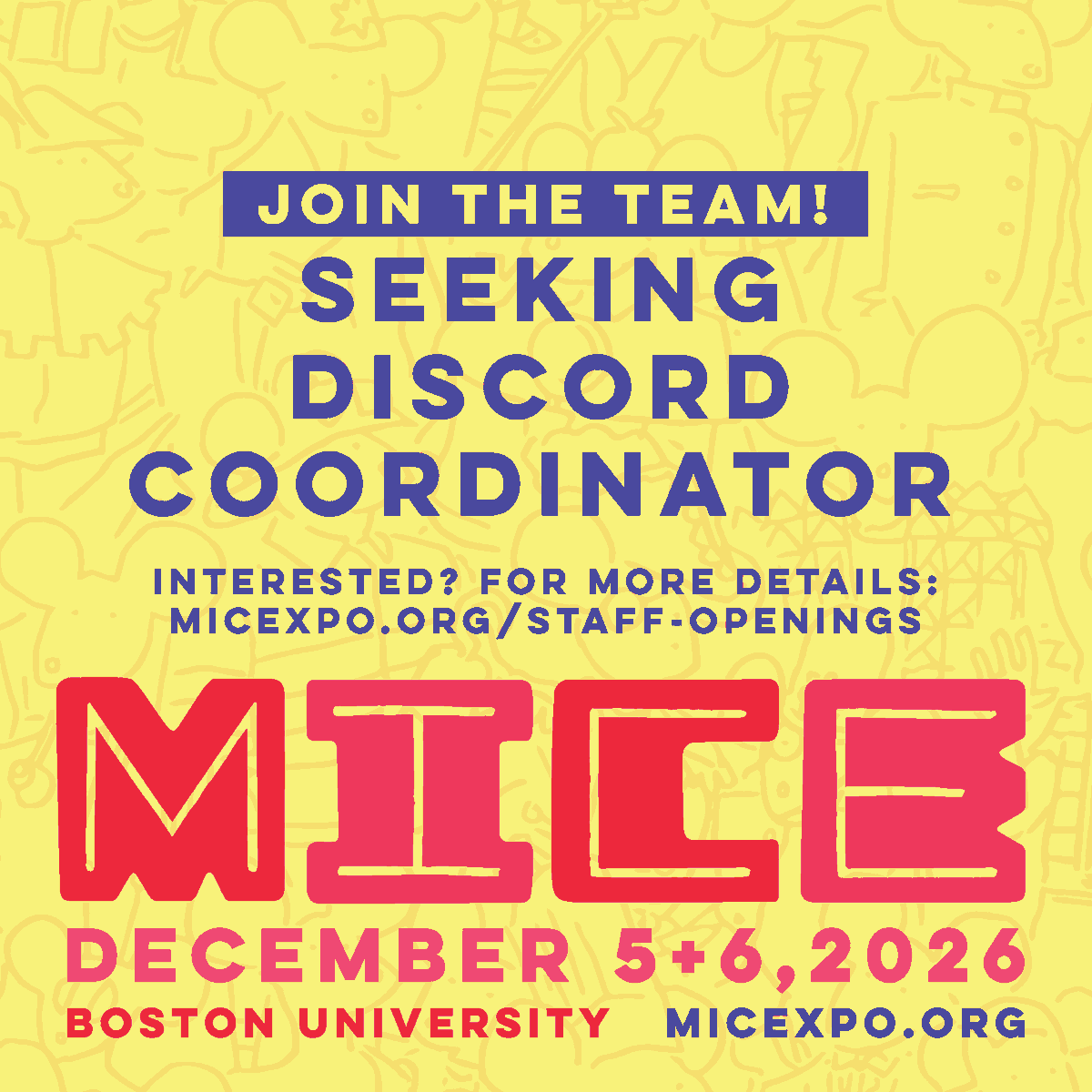 MassMICE's tweet photo. Love the idea of organizing hang outs with cool MICE exhibitors all from  the comfort of your home? Do you spend a lot of time in communities on  Discord? We're looking for a Discord coordinator! https://t.co/XX8gCHWZje https://t.co/UmmdfCmjf0