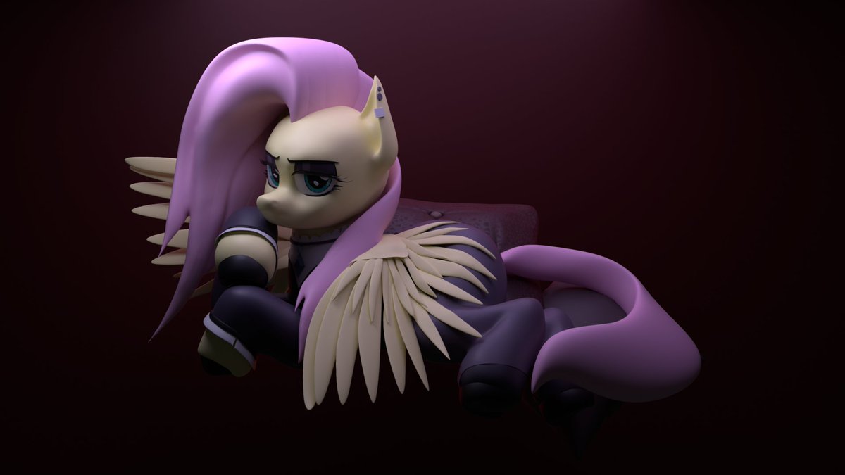 keemi1337's tweet photo. Goth Fluttershy!!
I made it in 4 days
before making Derpy Hooves
Lots of mistakes, but you learn from them!
#mlp #mylittlepony #Fluttershy #blender https://t.co/yb3Rd80LQL