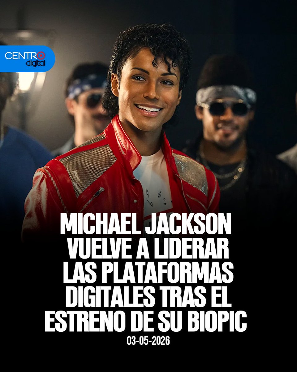 El legado de Michael Jackson volvió a tomar fuerza a nivel global tras el estreno de su biopic Michael, impulsando al “Rey del Pop” a convertirse nuevamente en el artista más escuchado en plataformas digitales.

Los detalles➡️ instagram.com/p/DX5JmBrCczD/…