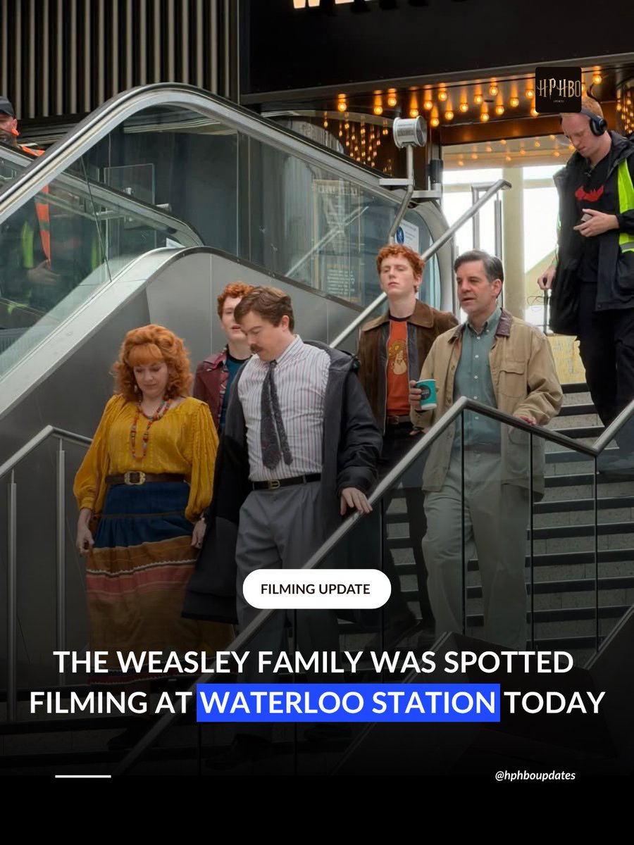 hphboupdates's tweet image. 🎥 On May 3, cast from the upcoming Harry Potter TV series were spotted filming at Waterloo Station 

Fans speculate they were filming more Kings Cross related scenes for Season One, or potentially reshoots.

Images from Daily Mail 

#harrypotter #hphbo #hbomax #harrypotterhbo