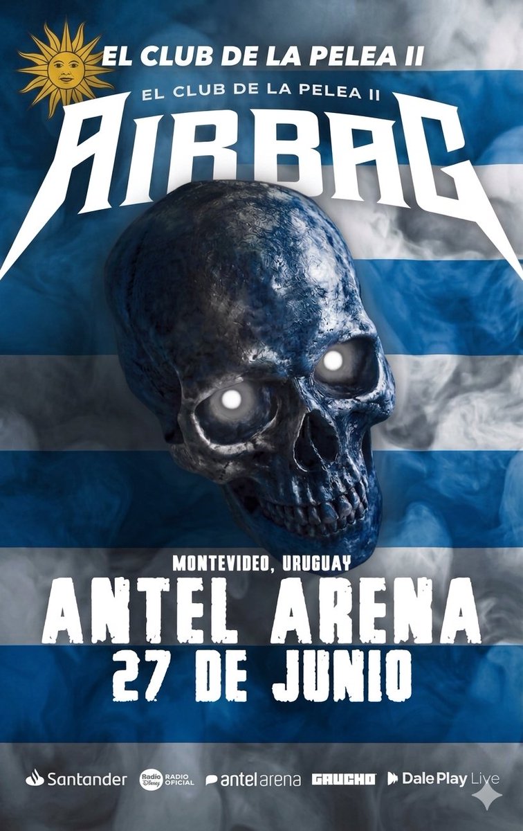 OctavioGnr29's tweet image. Quedó espetaculaaaaar 🇺🇾💀
@AIRBAGoficial #airbag #montevideo #uruguay #antelarena