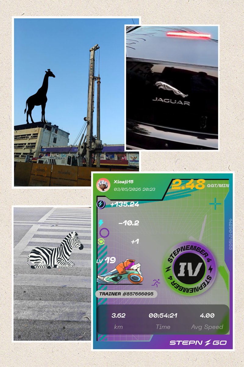 _ss_blaze2_'s tweet image. While searching for animal energy, I started noticing things in a fun way that I'd normally never pay attention to 😂 And honestly, it made the whole hunt even more entertaining
@Stepnofficial
#STEPNGO #StreetHunt #Energy #Web3 #challenge