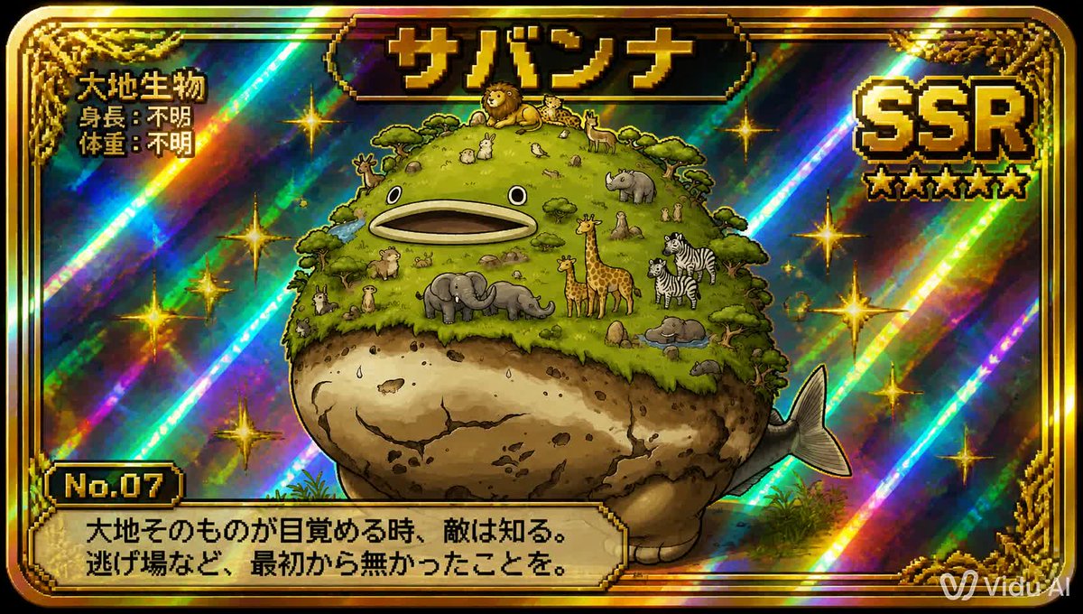 SSR Savanna Creature Card