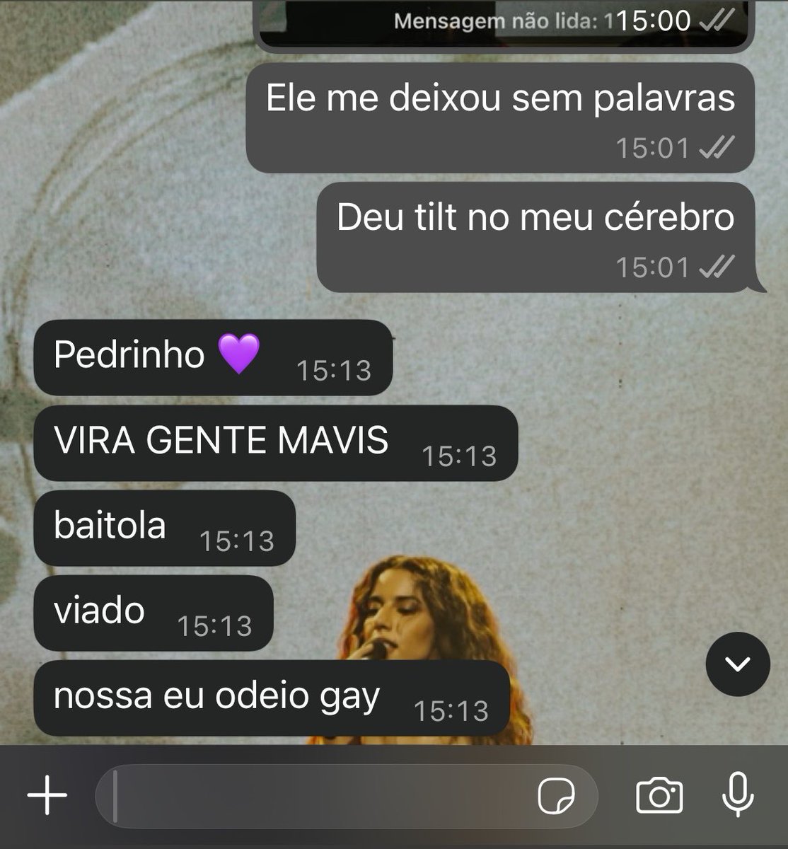 mavis vai ver Marina Sena 💙 tweet media