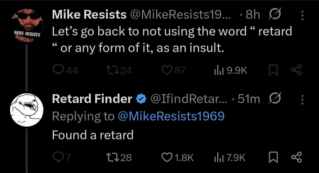 Retard Finder tweet media