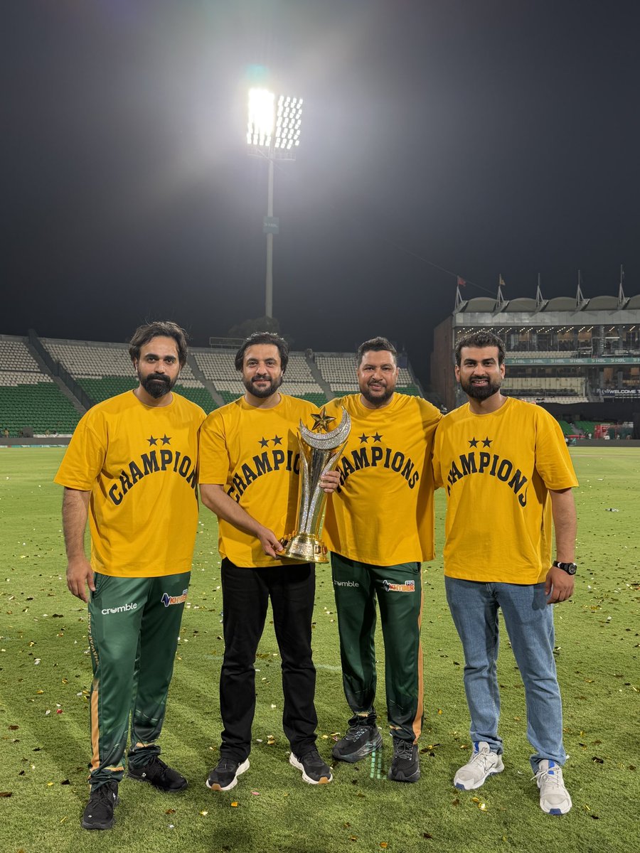 ⭐ ⭐ 
We did it alhumdulillah🤲🏼

#RiseofZalmi #YellowStorm #PSL
