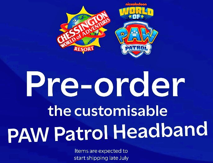 ChessingtonBuzz's tweet photo. Finally after 5,000 years.... Or about 6 months.... Some activity on the online shop!

These new customisable headbands will be VERY popular this summer. Some of the rides team had them on today and they are super cool and kitsch for small and big kids alike!!

#ProjectPlay https://t.co/bjTr7YXa3q