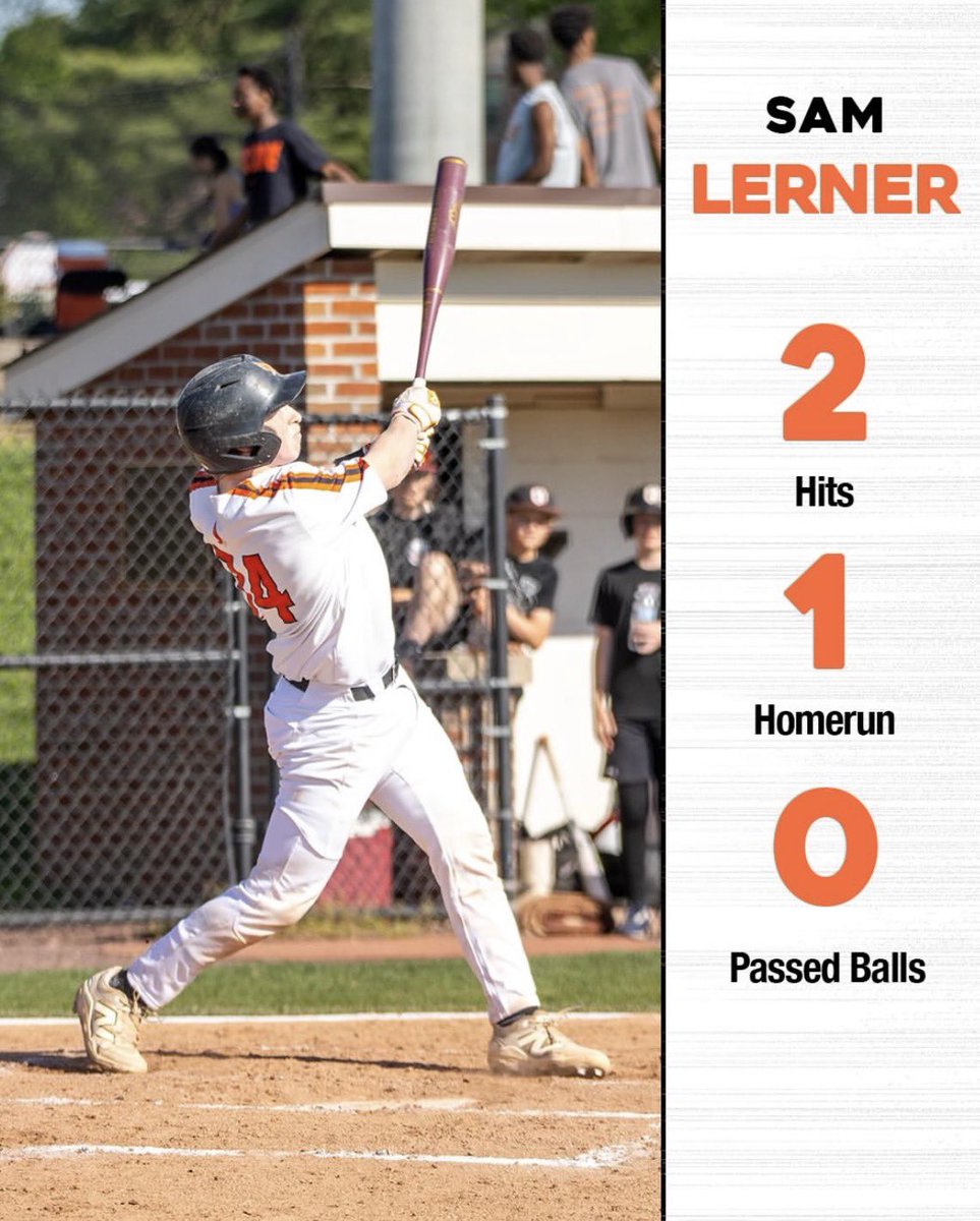 LernerSam's tweet photo. A good series to end the high school season including a home run in game 1! https://t.co/fqlo3M784e