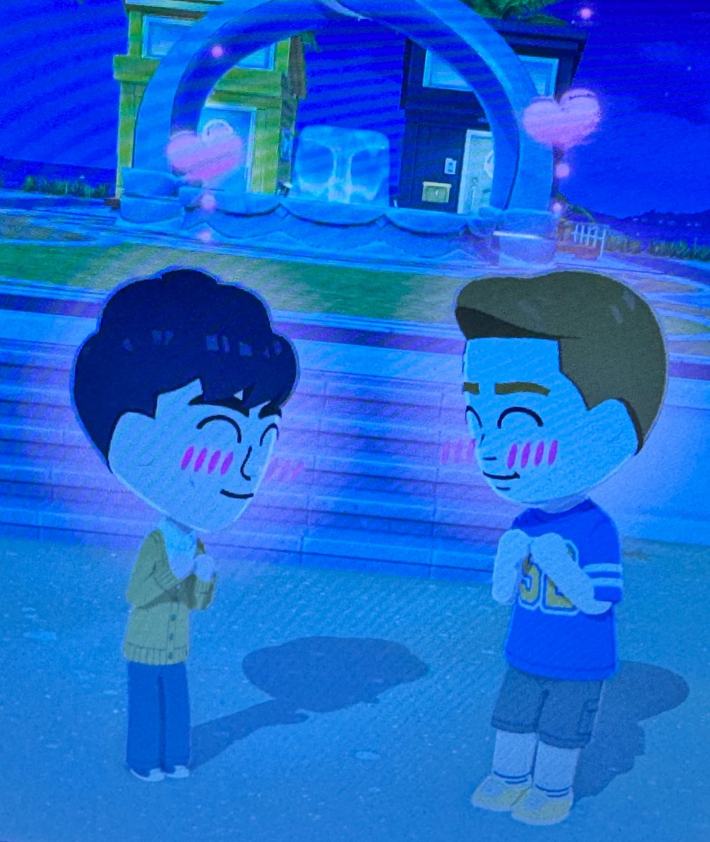 my nickcharlie miis finally fell in love 😭