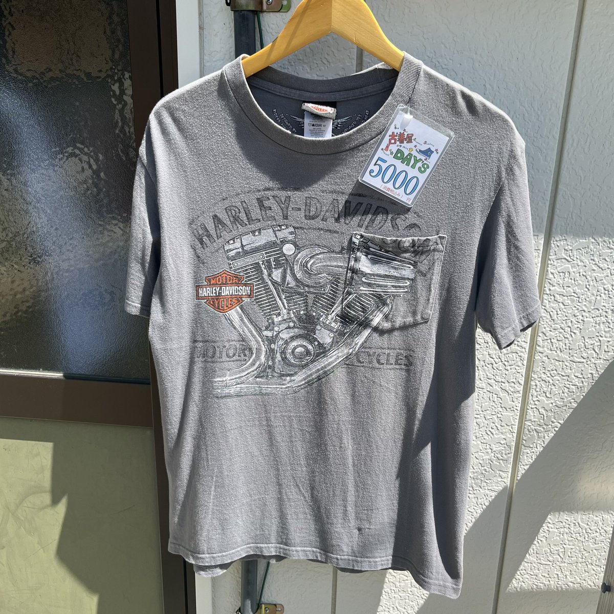 390Day's tweet image. 5月3日(月)openしました😊㊗️

【HARLEY-DAVIDSON】

size…M
price…¥5000-

close  18時
皆様のご来店お待ちしております😊

#Days  #古着屋　#山梨　#Tシャツ
#HARLEYDAVIDSON  #海外古着