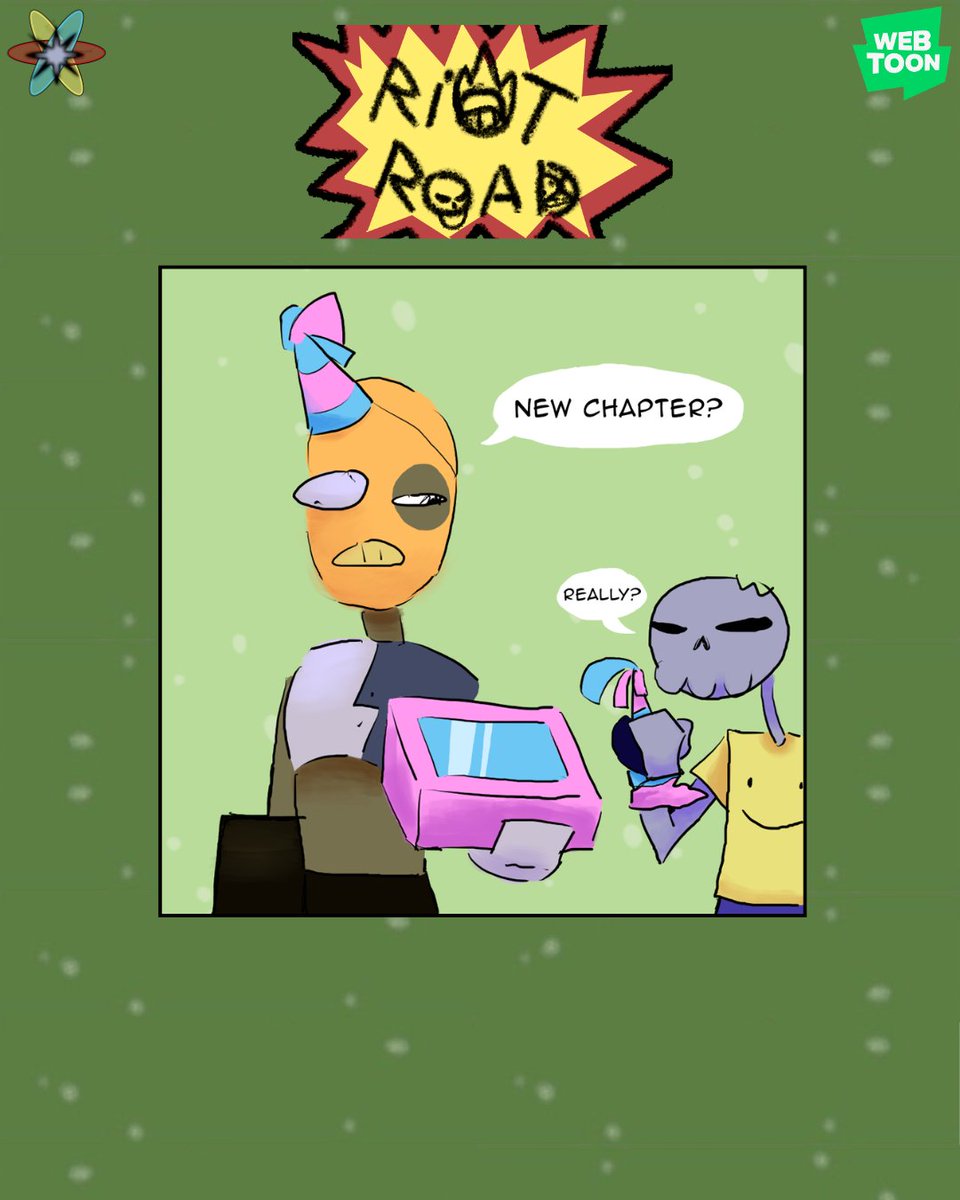 kineticcomic's tweet image. We apologize for the delay but enjoy our new chapter of RiOT ROAD!
#comedy #sliceoflife #webcomic #webtoon #kineticcomics