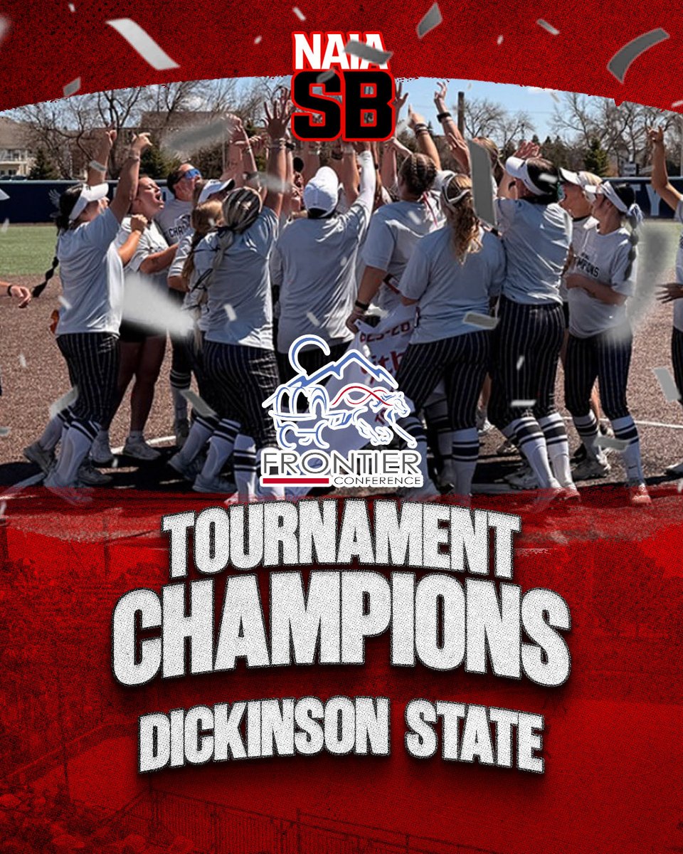 NAIASB_'s tweet image. Congratulations to the Dickinson State Blue Hawks on winning the Frontier Conference tournament!! 
#GrowTheGame #TheRightWayToPlay