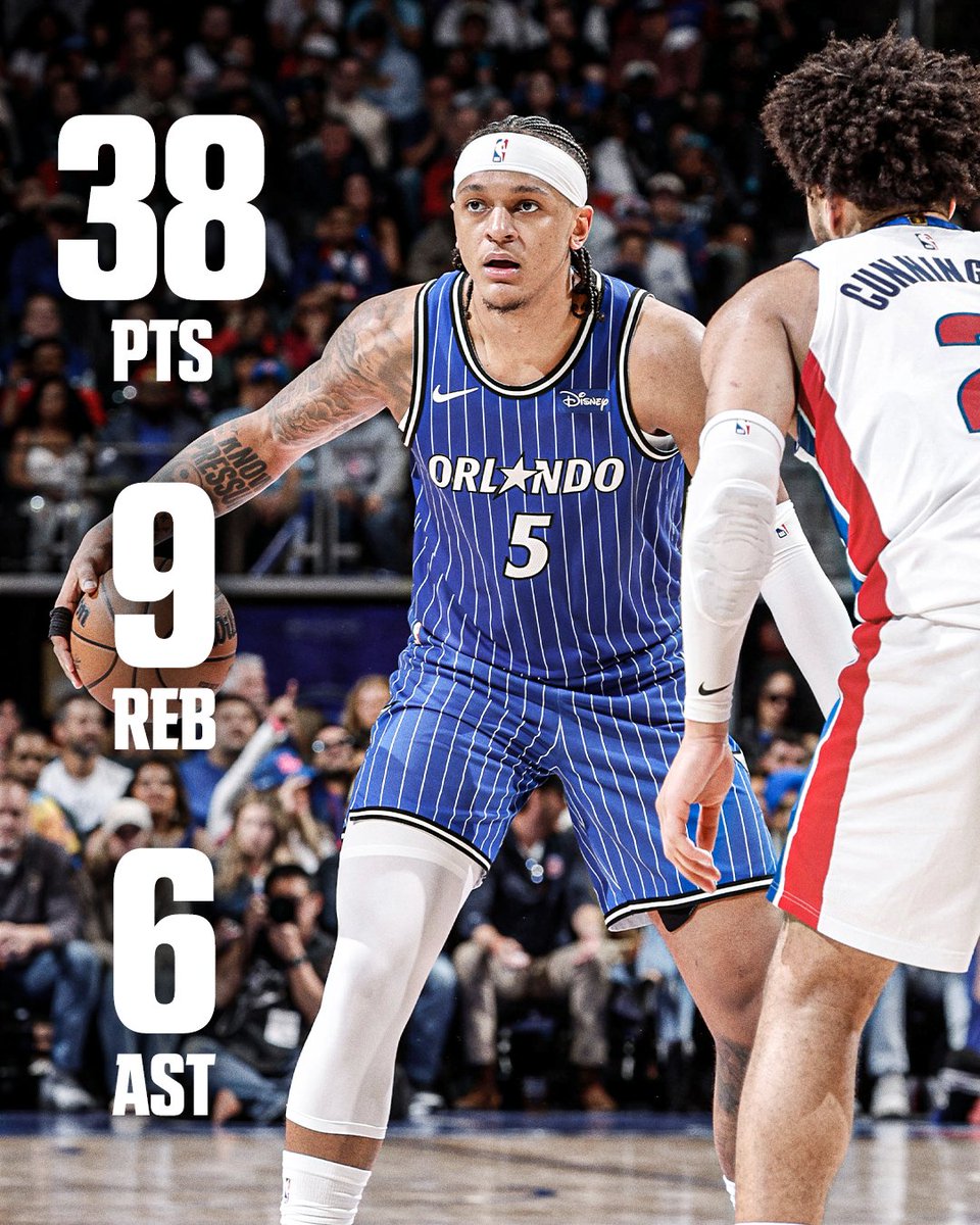 ESPNNBA's tweet image. Despite the loss, Paolo Banchero didn't go down without a FIGHT in Game 7 😤