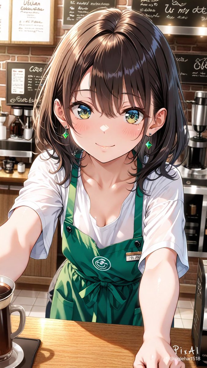 inglehart_f's tweet image. おはようございます☀️
今日明日と休日出勤です🌀頑張ります☕️✨
#AIart