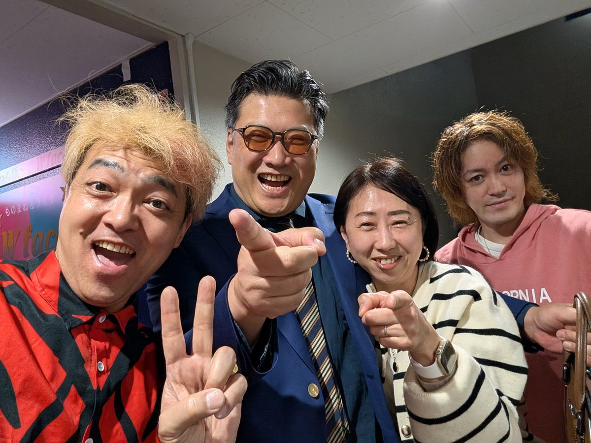 ものまね&ライブ Wface tweet media