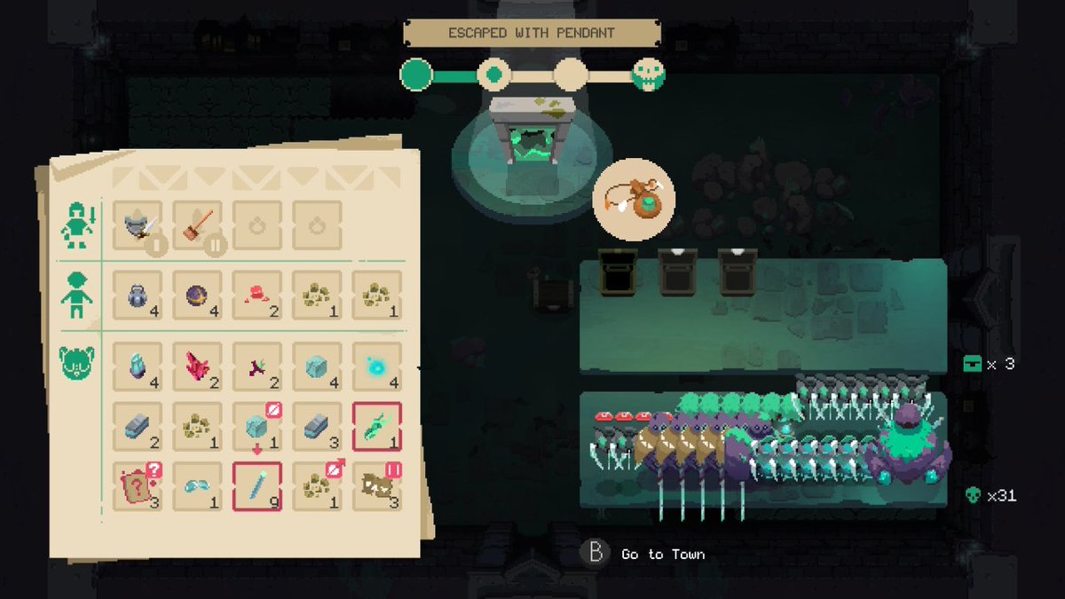 wariogod_'s tweet image. Dolla dolla bills y'all and another nice back. Time to Shang Tsung. #moonlighter
