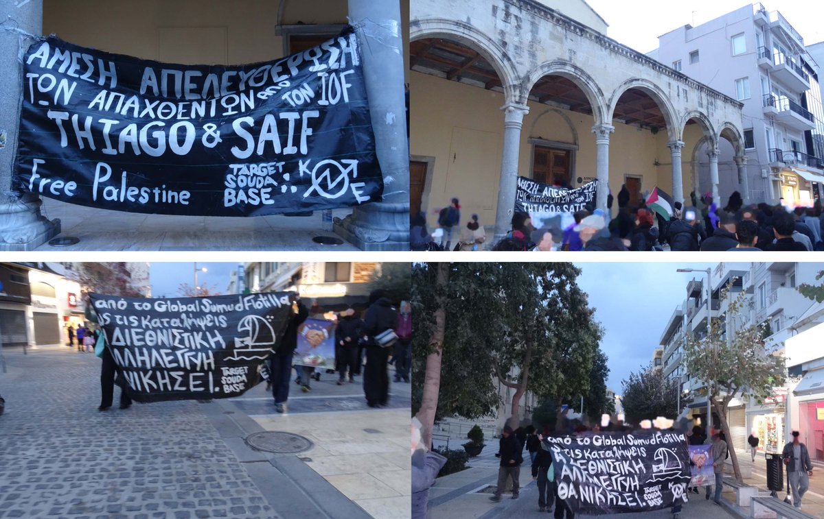 candiaalte1276's tweet image. #Ηράκλειο : Ενημέρωση απο την  πορεία αλληλεγγύης στον διεθνή στόλο #Global_Sumud_Flotilla και την  άμεση απελευθέρωση των απαχθέντων Thiago και Saif 3/5 #antireport #FreePalestine #ThiagoÁvila #Abu_Keshek_Saif