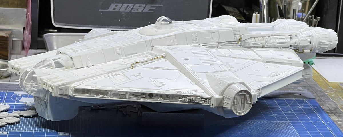 GillesV27t's tweet photo. ゴチャメカは楽しいっすね。後半分作ります。
今年もスターウォーズの日にスターウォーズのメカ作れる幸せ。来年は何作ってるかな？
#144theghost #ghostphantomII #scratchbuild #StarWars
#MayThe4thBeWithYou
#スターウォーズの日 https://t.co/i8KbLndkuQ