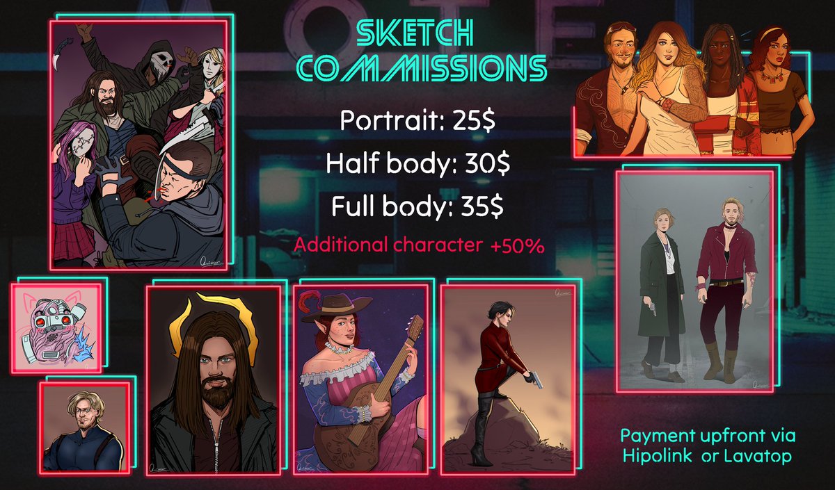by_quibbler's tweet photo. ❗️PRICE INFORMATION❗️

• Any characters, including OC
• Complex backgrounds are discussed individually, color fills are free
• P100 frame for badges is free
• I'll help formulate your request if you need it https://t.co/9mjATJQuOe