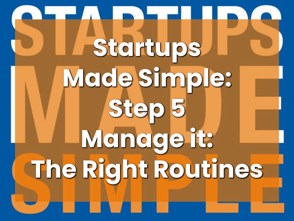MyCompanyWorks's tweet image. Startups Made Simple. The Right Routines mycompanyworks.com/startups-made-… #businessmanagement #smallbusiness #startups #DBA #corporation #llc