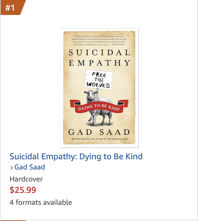 Gad Saad tweet media