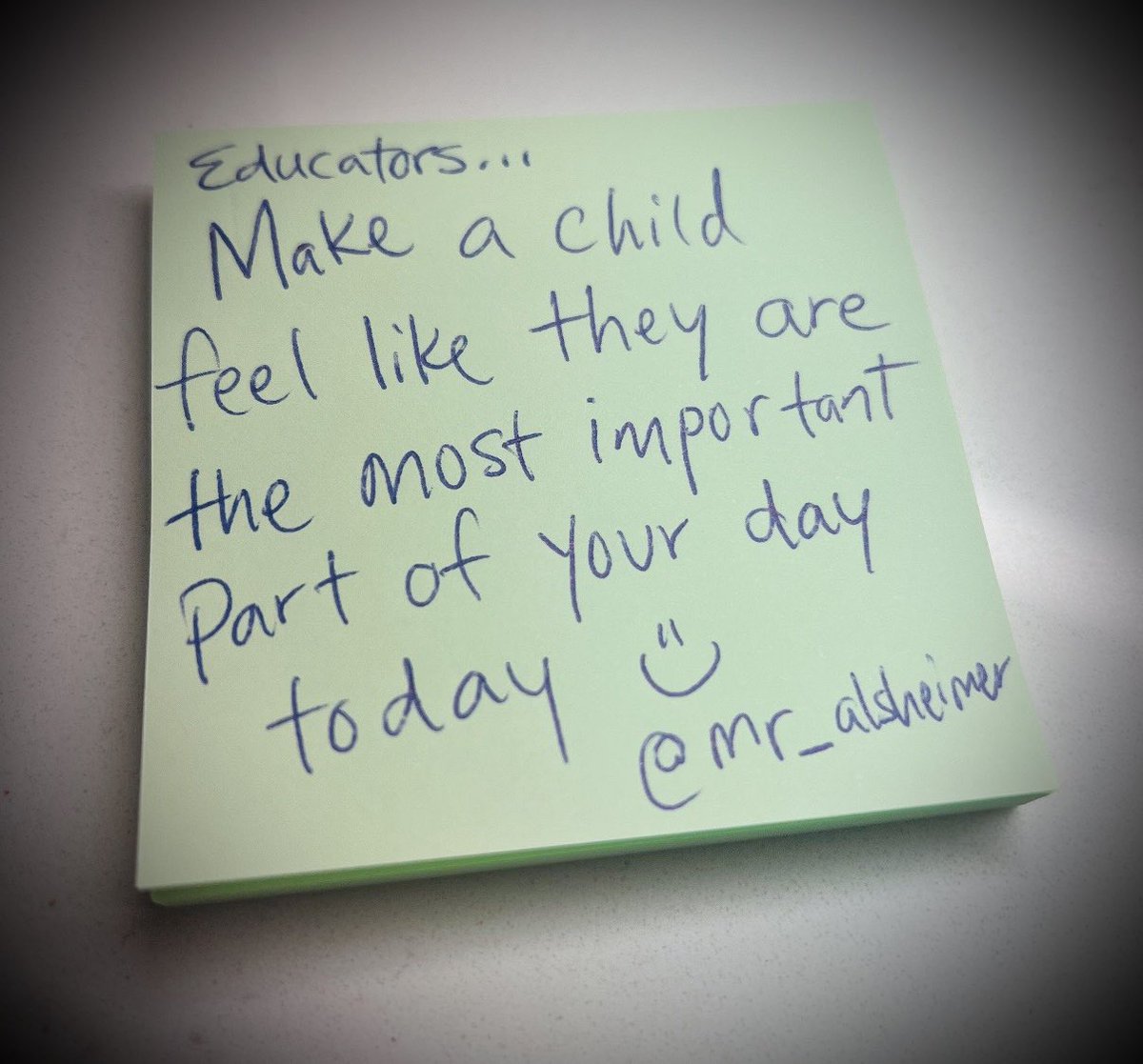 mr_Alsheimer's tweet photo. Making the kids feel like the most important part of our day is sometimes the most challenging thing but the most impactful thing we can do for them ❤️ https://t.co/2d2XZBo8bJ