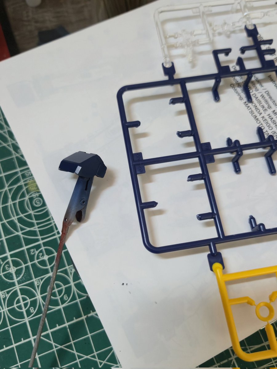PSchleep's tweet photo. Been working on my paint mixing. I think this navy blue was done very nicely

#gunpla #plamo #gundamnarrative https://t.co/kn8Dcb1Njo