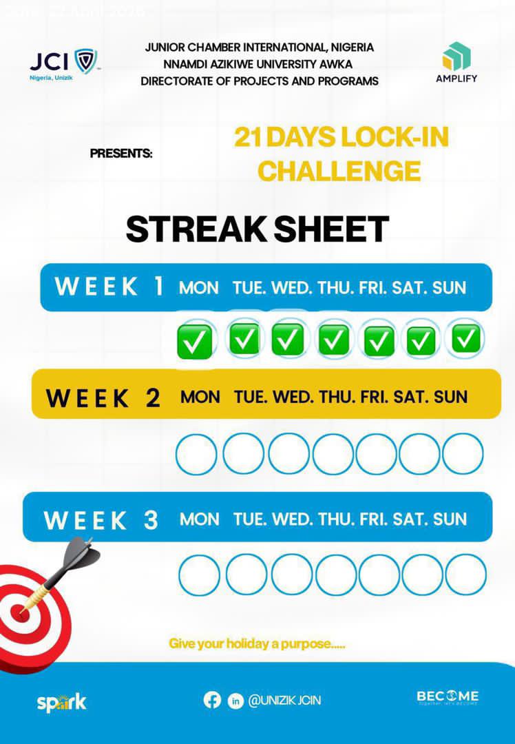 RBkelly001's tweet photo. One third into the challenge, it's Day 7 already 
I started a book BECOME A BETTER YOU by "joel osteen" today     talking about the seven keys to improving our daily life 
Key 1 ..  Keep pressing forward( we have to have big plans for ourselves)
Day 8⚙️
#locked_in
 @JCIN_Unizik https://t.co/mIbEcnzqOe
