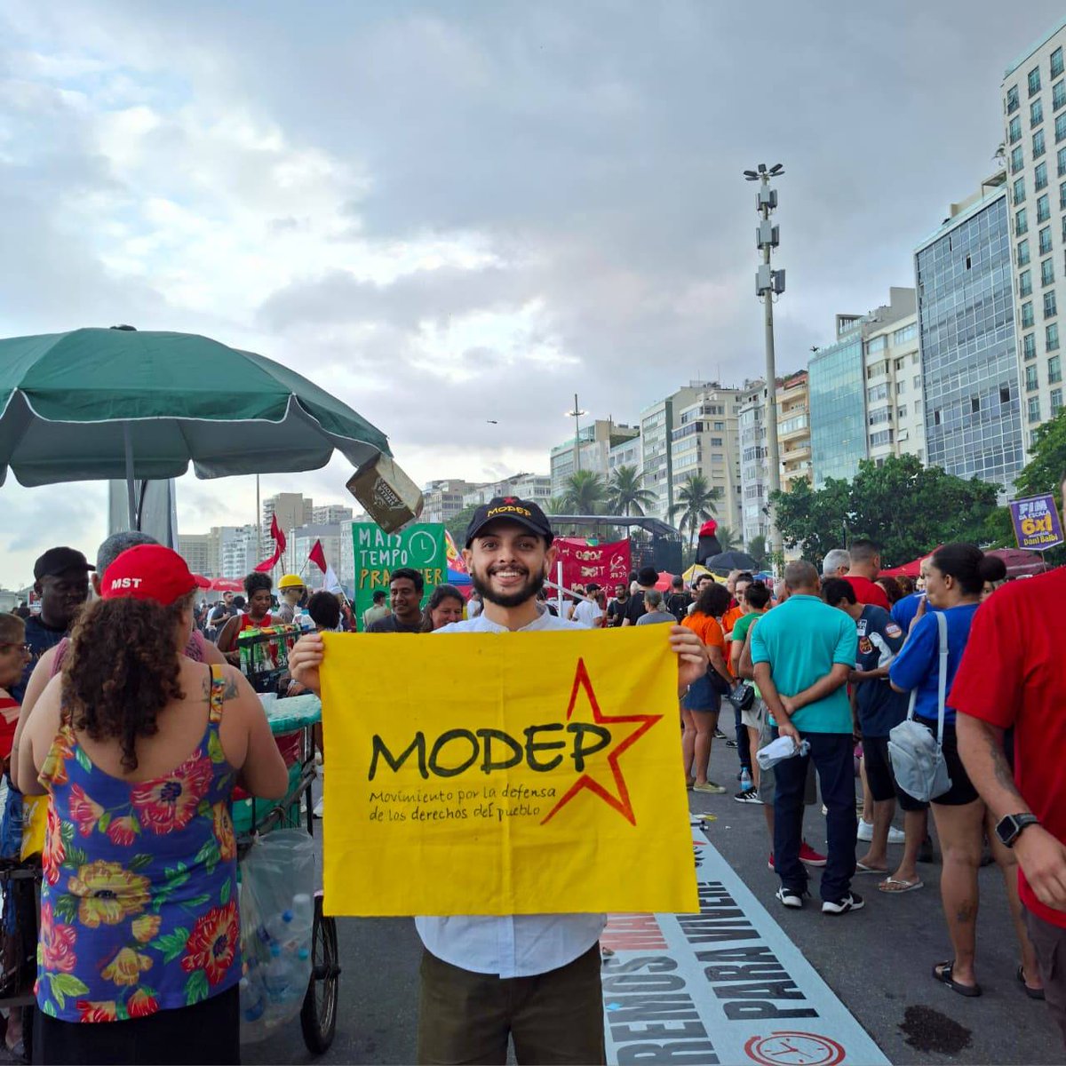 modep_colombia's tweet image. #MODEP presente en #RioDeJaneiro #Brasil  en la conmemoración del día internacional de las trabajadoras y los trabajadores #1Mayo2026 #OtroMundoEsPosible