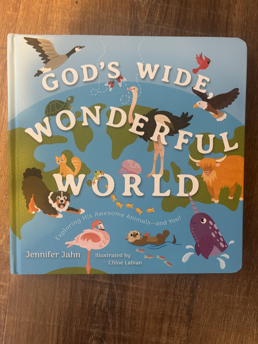 MarciWhitehurst's tweet photo. This board book by @jenniferjahn and illustrated by @chloelabian is a fun exploration of all the creatures God created—with a little twist of animal mashups. Check it out! #christiankidlit https://t.co/7S1WquHEVs